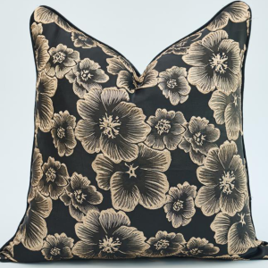 Golden Petals Pillow