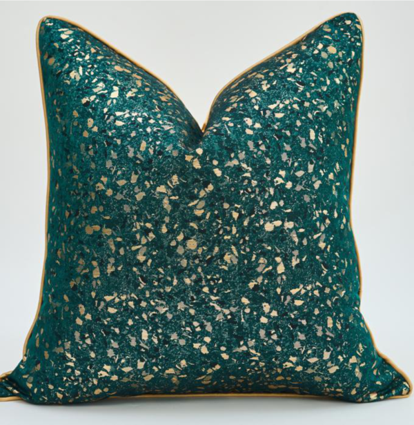 Gold patch Pillow