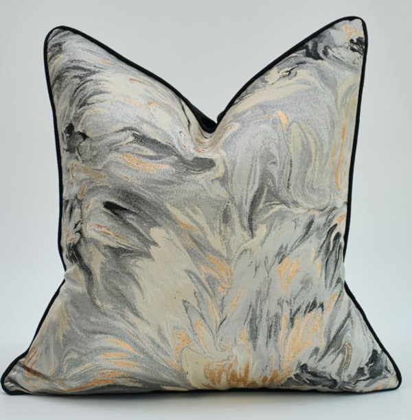 Black chemical mix Pillow
