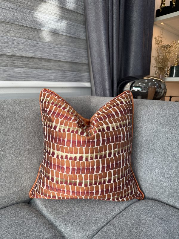 Stack Patterned Throw Pillow