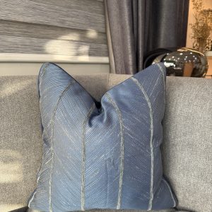 Blue Striped Pillow