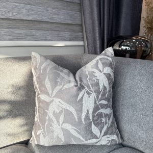 Flowery Ash pattern Pillow