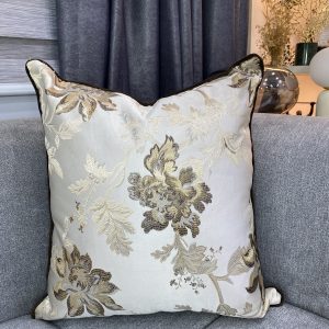 Chocolate Flowers Pillow