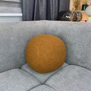Brown Ball Luxe Pillow