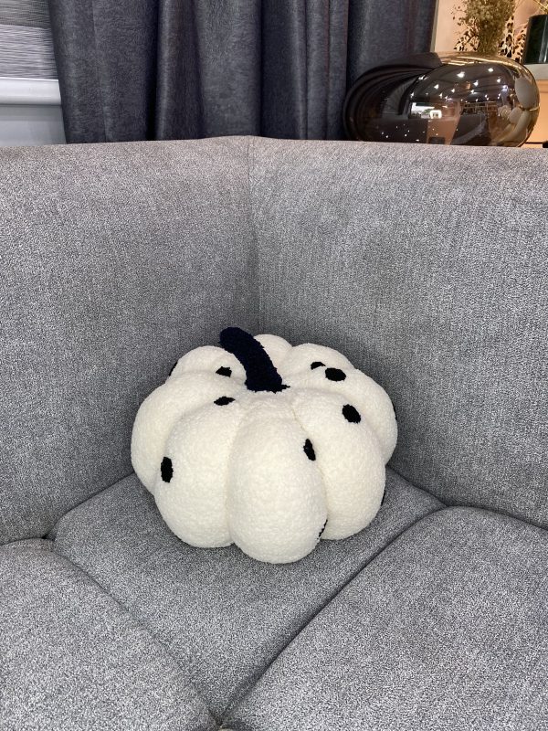 Polkadot Pumpkin Luxe  Pillow
