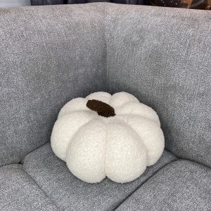 White Pumpkin Luxe  Pillow