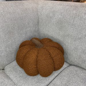 Brown Pumpkin Luxe  Pillow