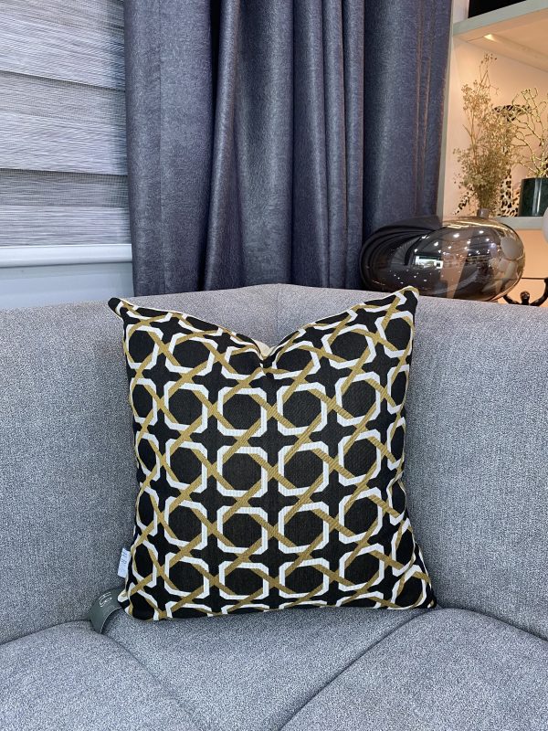 Black and white squares Pillow