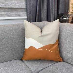 Orange Pattern Pillow