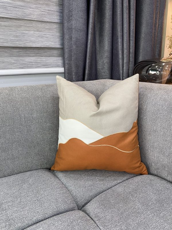 Orange Pattern Pillow