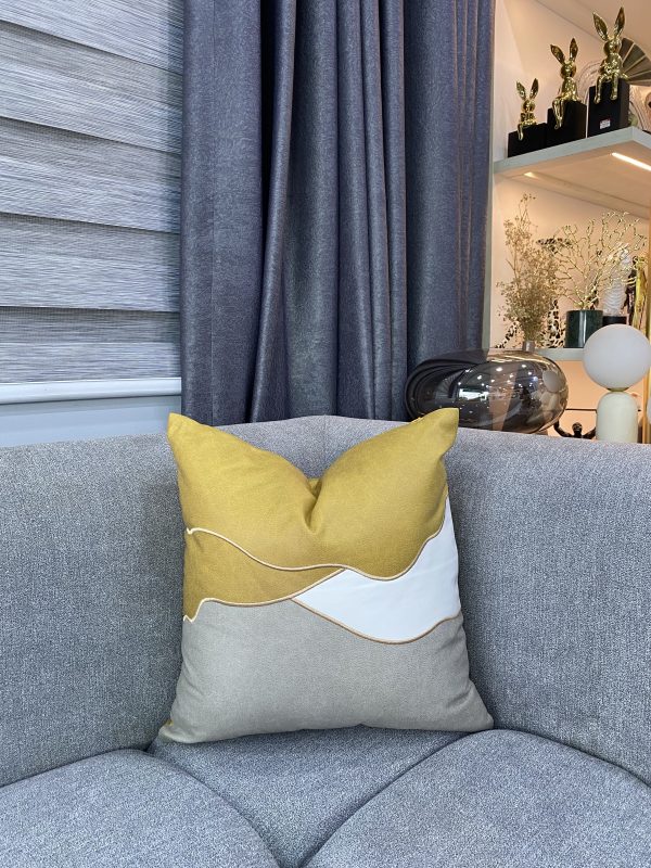 Yellow Pattern Pillow