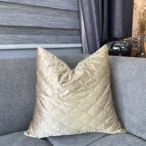 Beige Luxe puffy Pillow