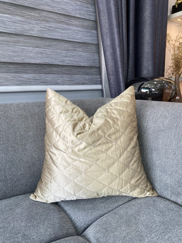 Beige Luxe puffy Pillow