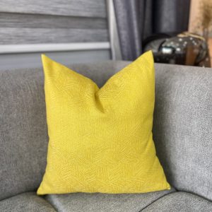 Bright Yellow Luxe Pillow