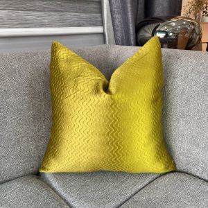 Gold Patterned Pillow
