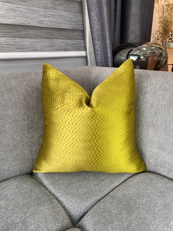 Gold Patterned Pillow
