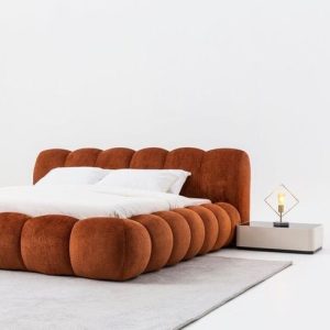 Brown bubble bed